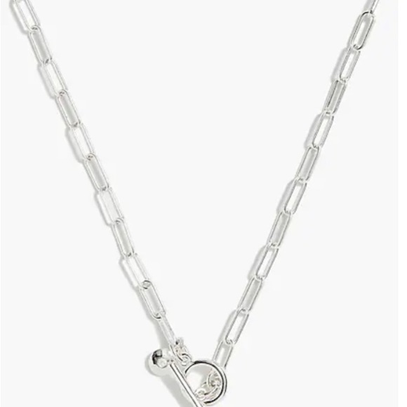 Silver Paperclip Necklace - Picture 3 of 3